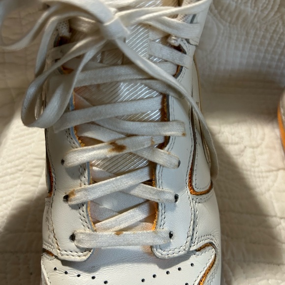 Nike Women’s Dunk Ski Hi Top Atomic Mango Wedge Sneakers Size 8 EUC - Picture 2 of 9